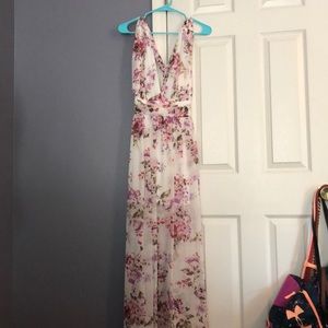 Women’s Maxi Dress with Deep V-Neck